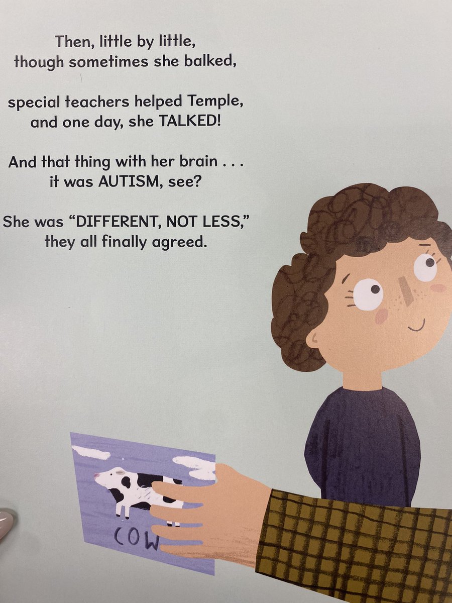 MrsDorsey_ocsb's tweet photo. Awesome book 📚 find @StIsidoreOCSB - @DrTempleGrandin “The world 🌎 needs all kinds of minds 🧠”  #OurDifferencesMakeUsBeautiful @OCSBSpecEd #ocsbBeCommunity #ASDlove 💞 https://t.co/AnkeDgisOE