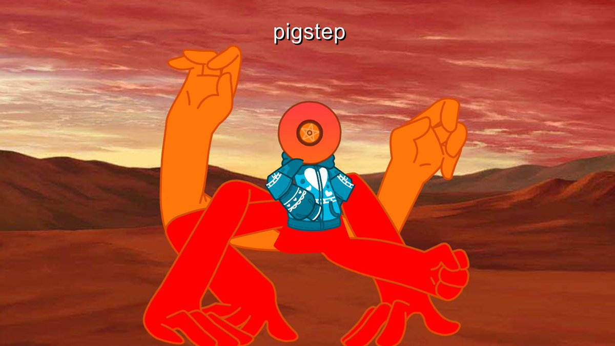 lodeddiper97's tweet image. #Minecraft #GachaClub #pigstep