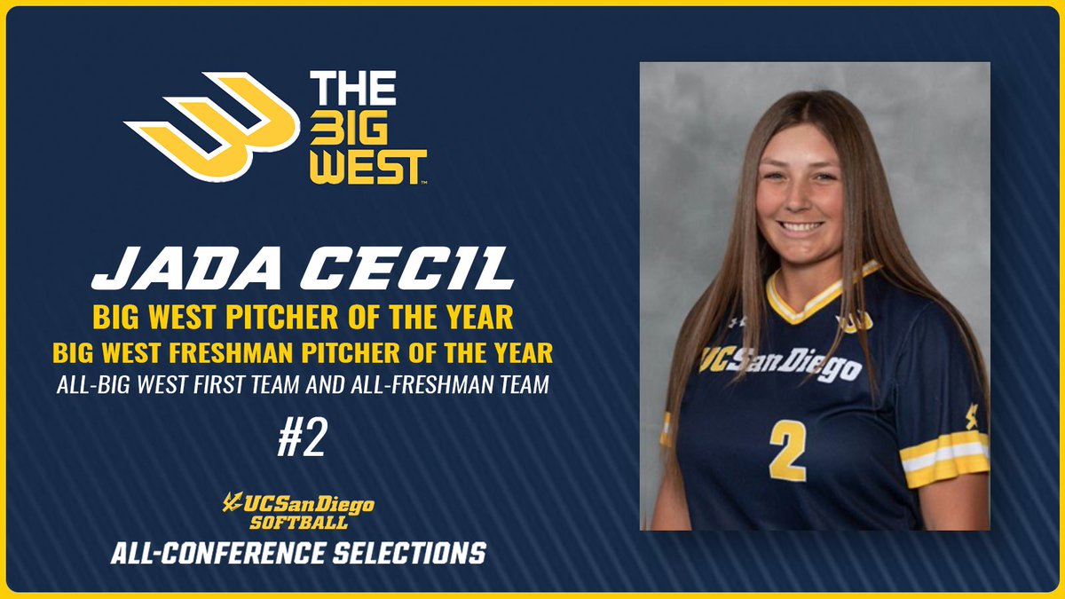 UCSDsoftball's tweet photo. Letβs go π±π¨π«π¨ π
First major conference awards earned in the DI era for Triton softball π€
#GoTritons π± https://t.co/pNL4f4Fc6l