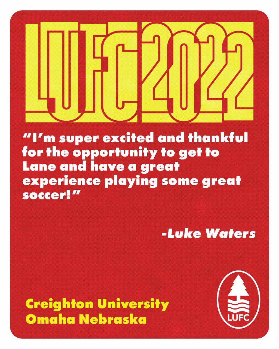 LaneUnitedFC's tweet photo. Introducing @Luke_waters11, our new defender from @creightonmsoc! His addition to our squad will add strength to our back line this season! #WATR #path2pro #LUFC https://t.co/VLdfhYyVSA