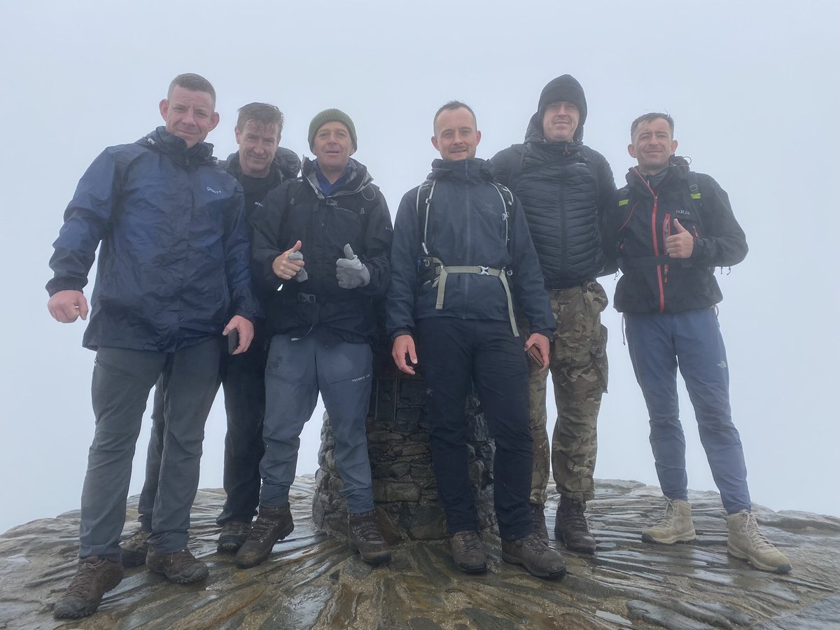Got Snowdon summit in the bag after an exhilarating crossing of Crib Goch. Massive achievement, smiles all round and some tired legs, including mine. Well done all, see you again soon. <a href="/TomHarrisonOrg/">Tom Harrison House</a>