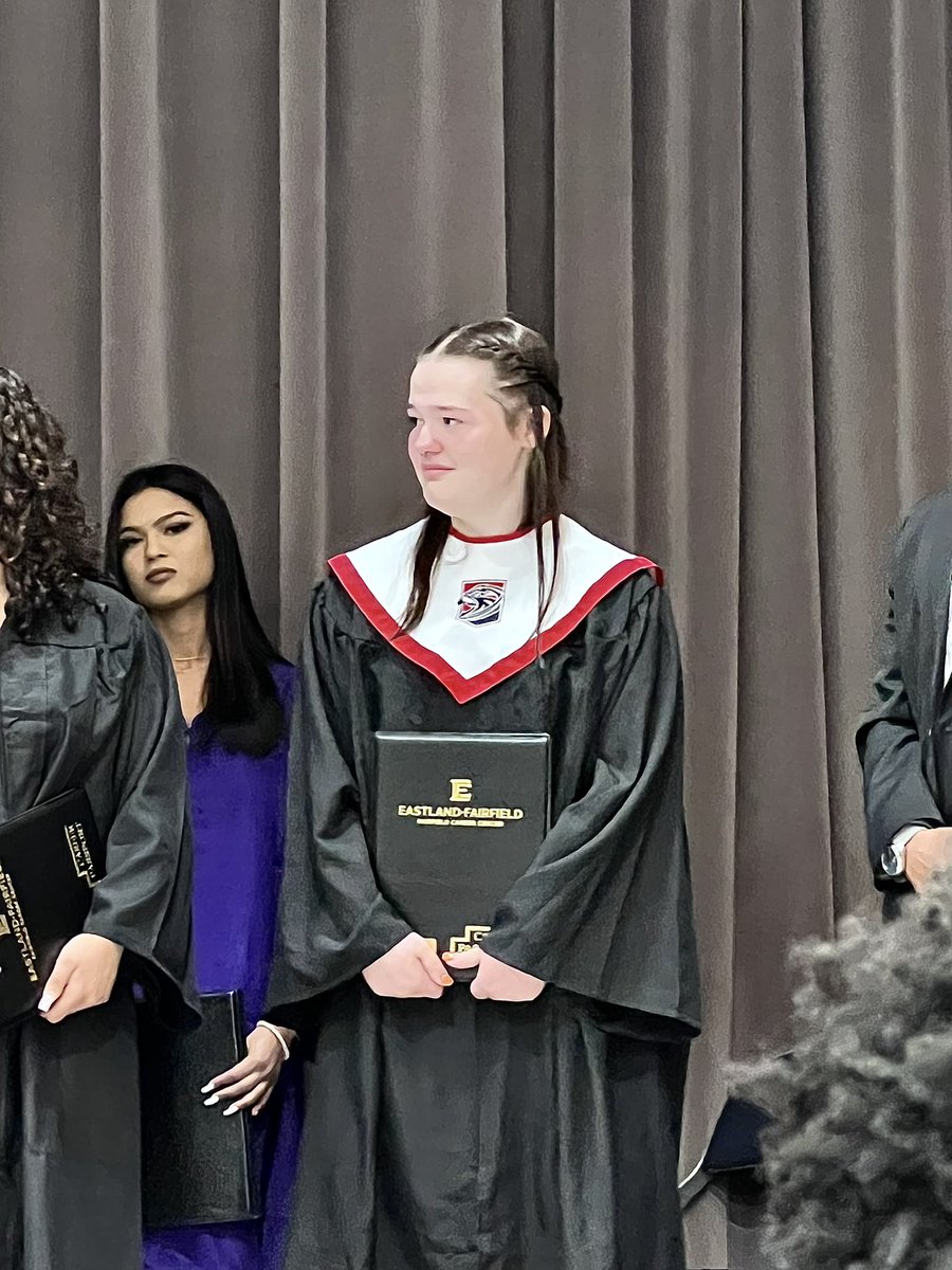 MrsRamsey2000's tweet photo. Post 2: Loved seeing my Career Center students receive their Career Passports!  Falcon graduation is May 29! https://t.co/JpQqRZZBsE