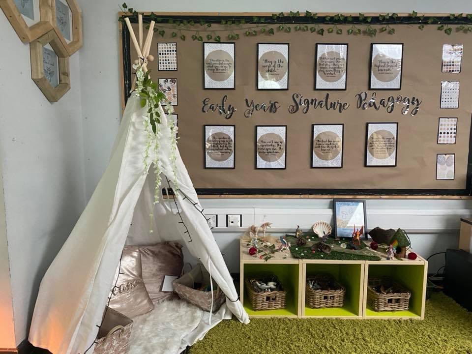 KyrstieStubbs's tweet photo. Less is more and therapeutic classrooms have been proven to reduce cognitive overload 💙 https://t.co/850s3vxqnU
