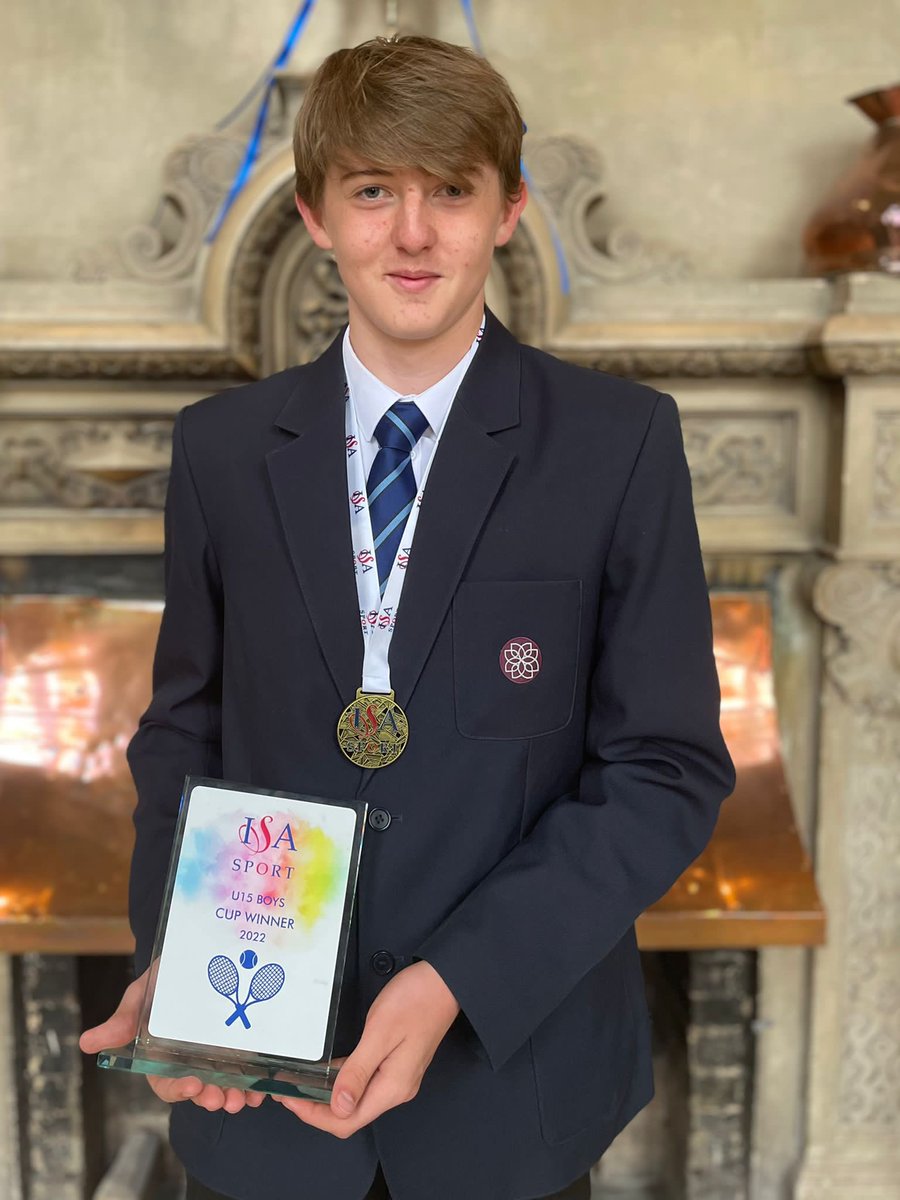 Thomas_Bredon's tweet photo. Very proud to see @Thomas_Bredon pupil win the #isa #tennis tournament last week. https://t.co/cQwTJkDT0S