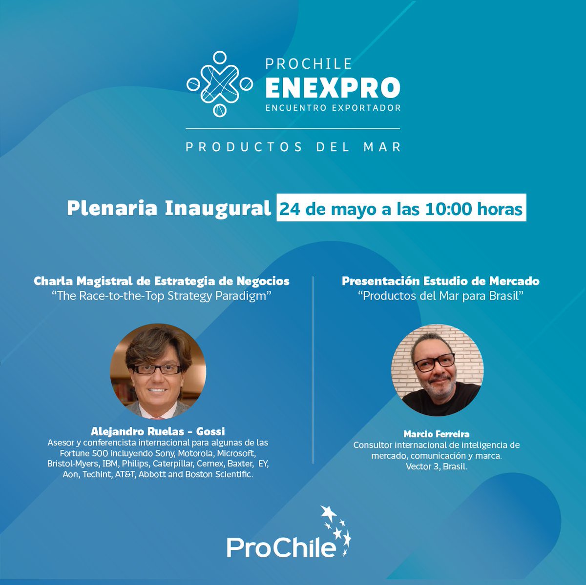 Invitados a #Enexpro <a href="/prochile/">ProChile</a> <a href="/MejillondeChile/">Mejillon de Chile</a> <a href="/SalmonChileAG/">SalmonChile</a> <a href="/ConsejoSalmon/">Consejo del Salmón</a> <a href="/salmonexpert/">Salmonexpert</a> <a href="/mundoacuicola/">Mundo Acuícola</a> <a href="/RadioSago/">Radio Sago</a> <a href="/CanalVertice/">Canal Vértice TV</a>