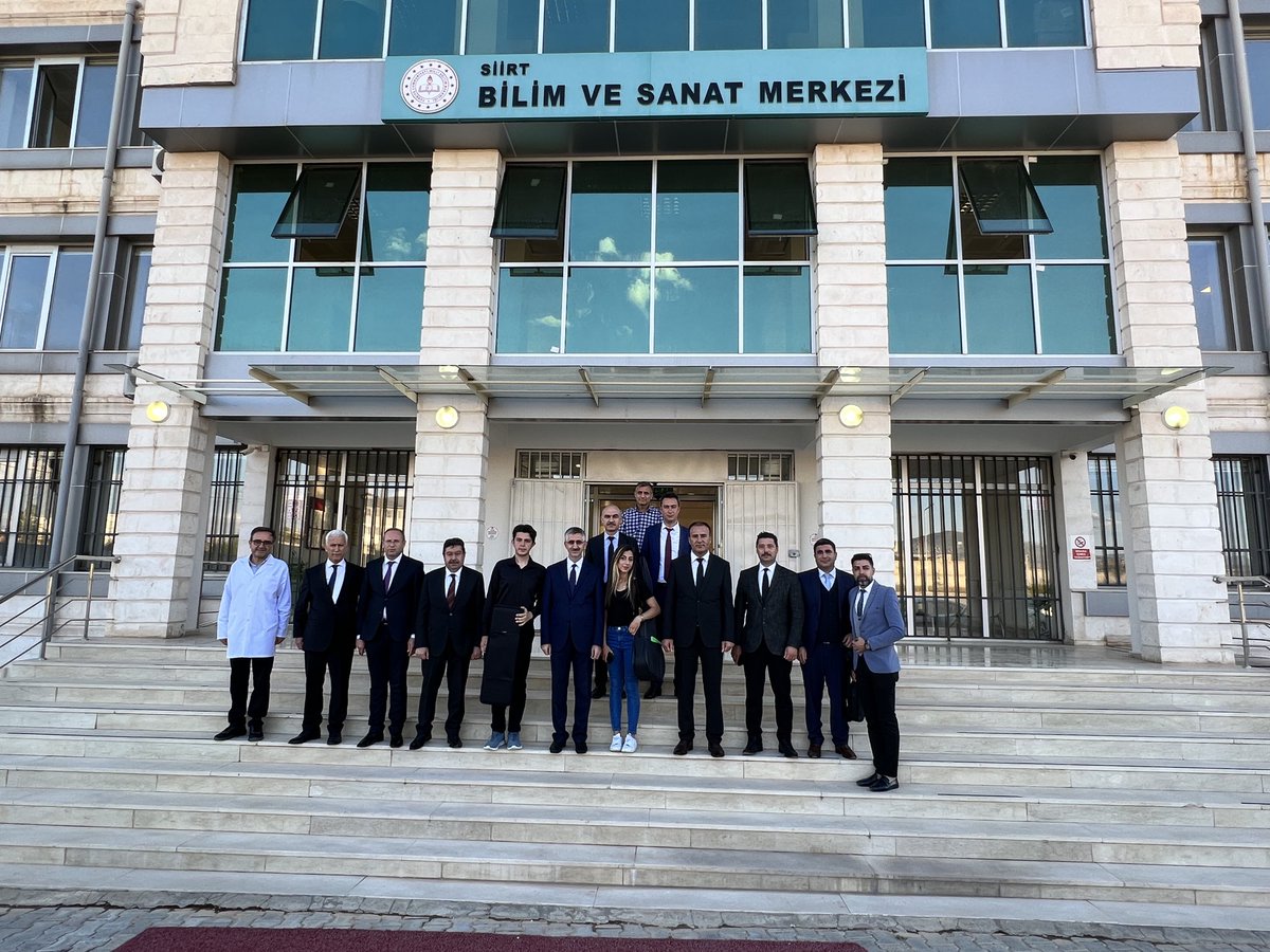 Milli Eğitim Bakan Yardımcımız Dr Nazif YILMAZ İl Milli Eğitim Müdürümüz Deniz EDİP ve Milli Eğitim Müd Yöneticilerimiz SiirtBilim ve Sanat Merkezindeincelemelerdebulundu Ziyaretlerindendolayı kendilerine teşekkür ederiz ⁦@BilsemMeb⁩ ⁦<a href="/tcmeb/">Millî Eğitim Bakanlığı</a>⁩ ⁦⁦⁦<a href="/mem_siirt/">Siirt İl Millî Eğitim Müdürlüğü</a>⁩