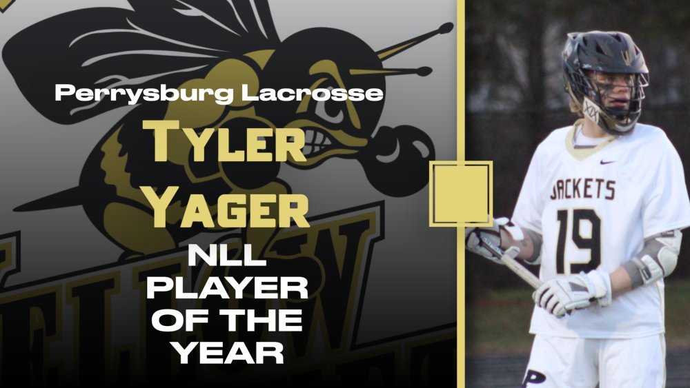 Congratulations to Tyler Yager on being named the 2022 NLL Lacrosse Player of the Year! What an accomplishment! <a href="/PburgBoysLax/">Perrysburg High School Boys Lacrosse</a> #GoJackets
