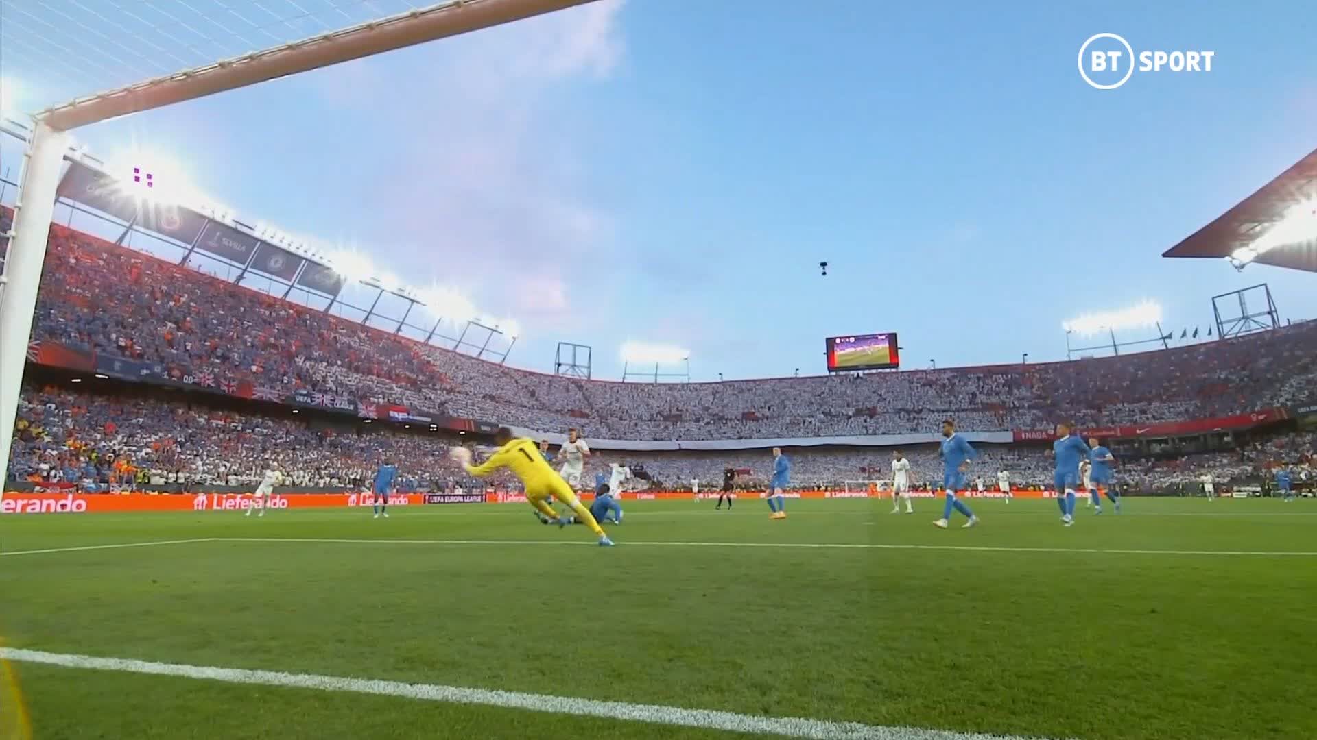 The athletic uk on twitter it was a tense first half in seville 