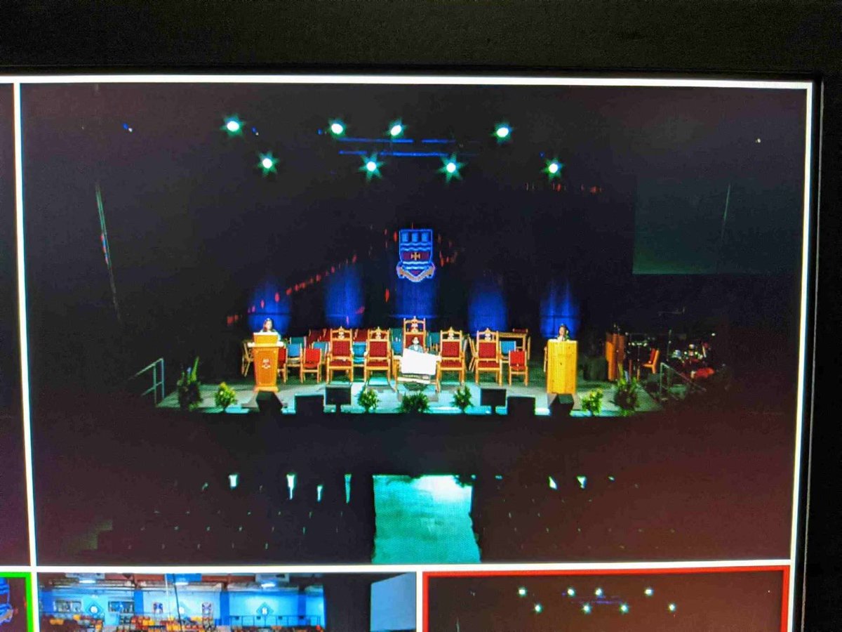 CITL_MemorialU's tweet photo. Our #MediaServices team has everything in order for the video production/webcasting of tomorrow’s @MemorialU @grenfellcampus graduation ceremony. Hats off to all the graduates. You worked hard, be proud, we are!
#MUNGrad2022
#ConvocationSeason
#ItsTheMostWonderfulTimeOfTheYear https://t.co/2uQvUbehl5