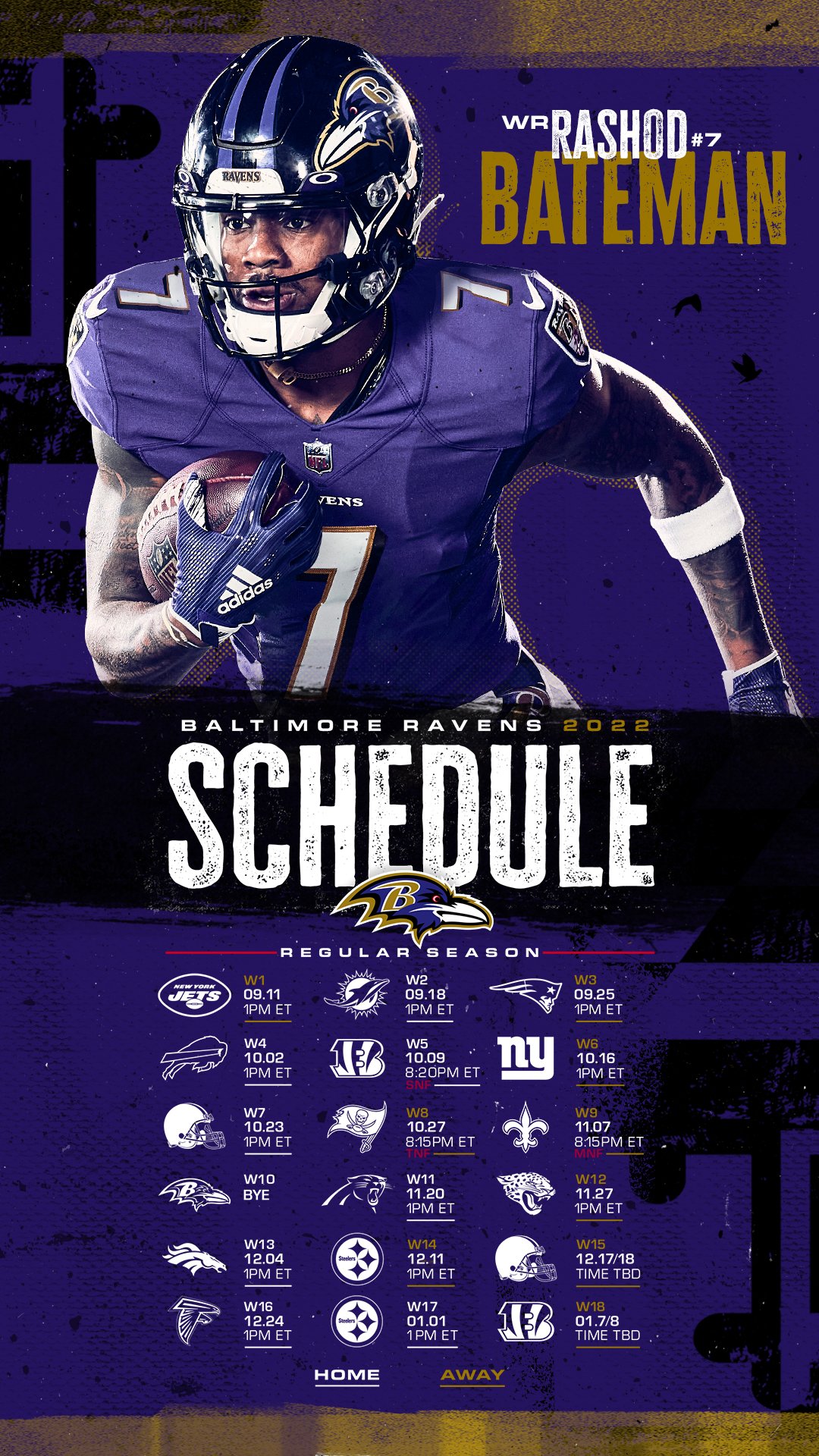 baltimore ravens schedule 2022