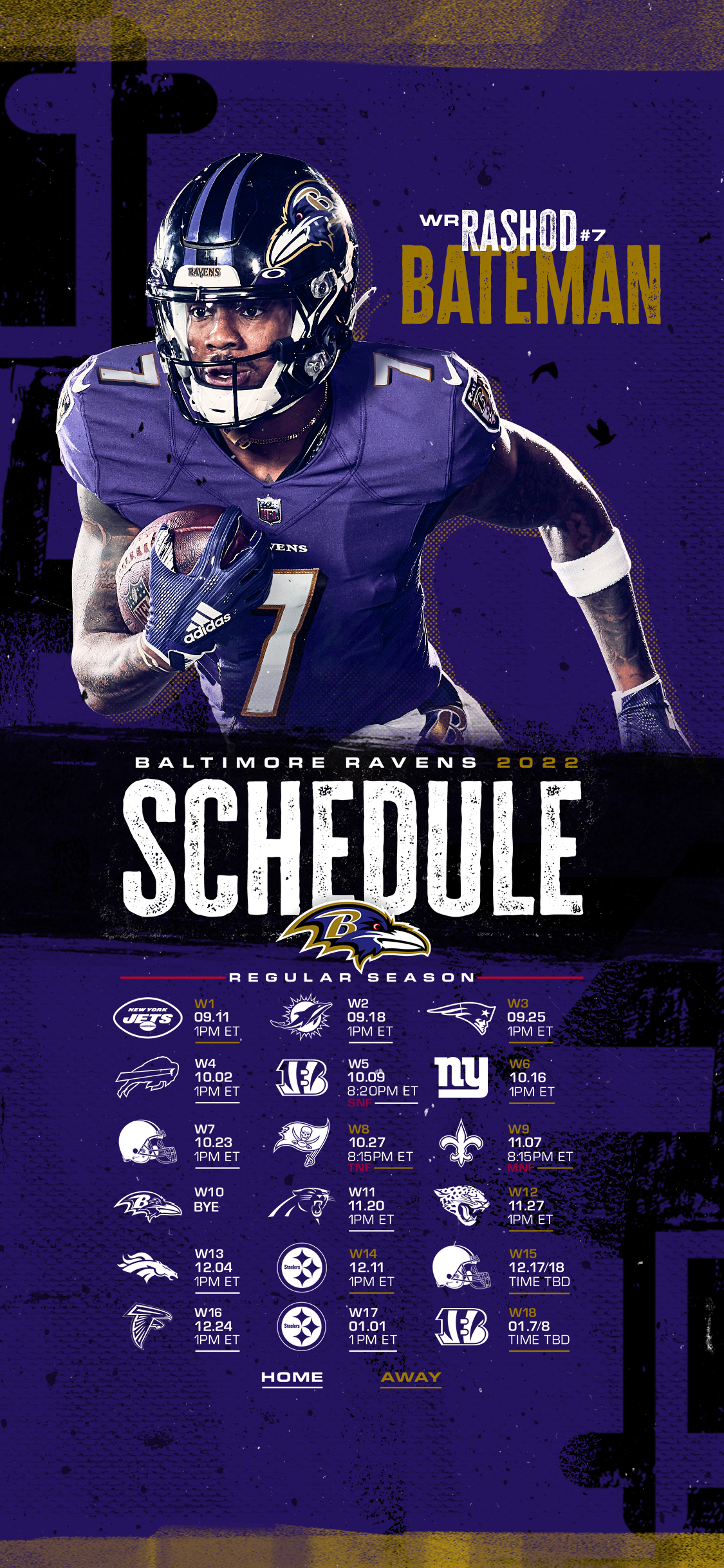 Ravens discount football schedule