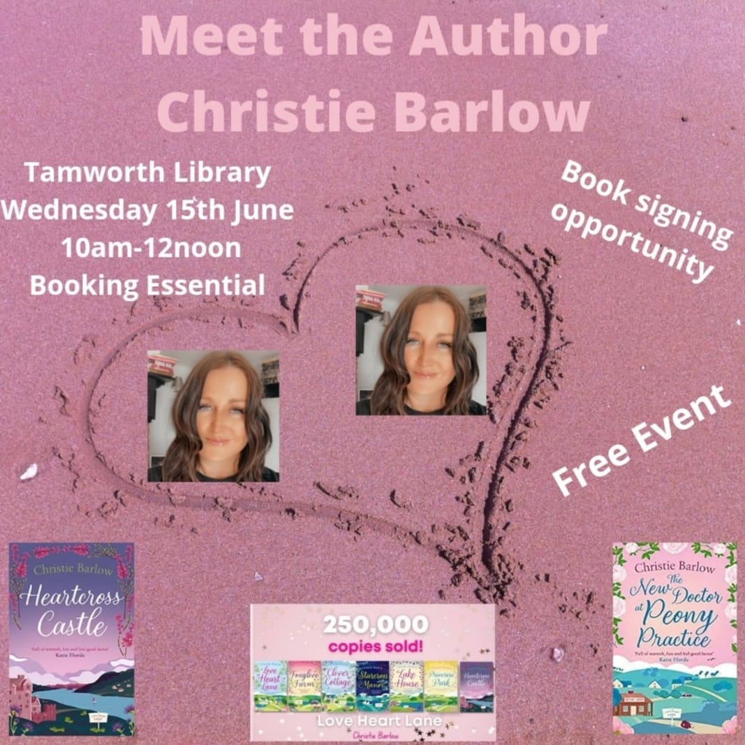 littledeb2004's tweet image. So excited that @0neMoreChapter_ author @ChristieJBarlow will be at #tamworthlibrary on Wednesday 15th June 10-12am. Tickets are free but must be booked in advance. Ring the library on 01827 782124 or email tamworth.library@staffordshire.gov.uk to book a place @TamworthReads
📚💜