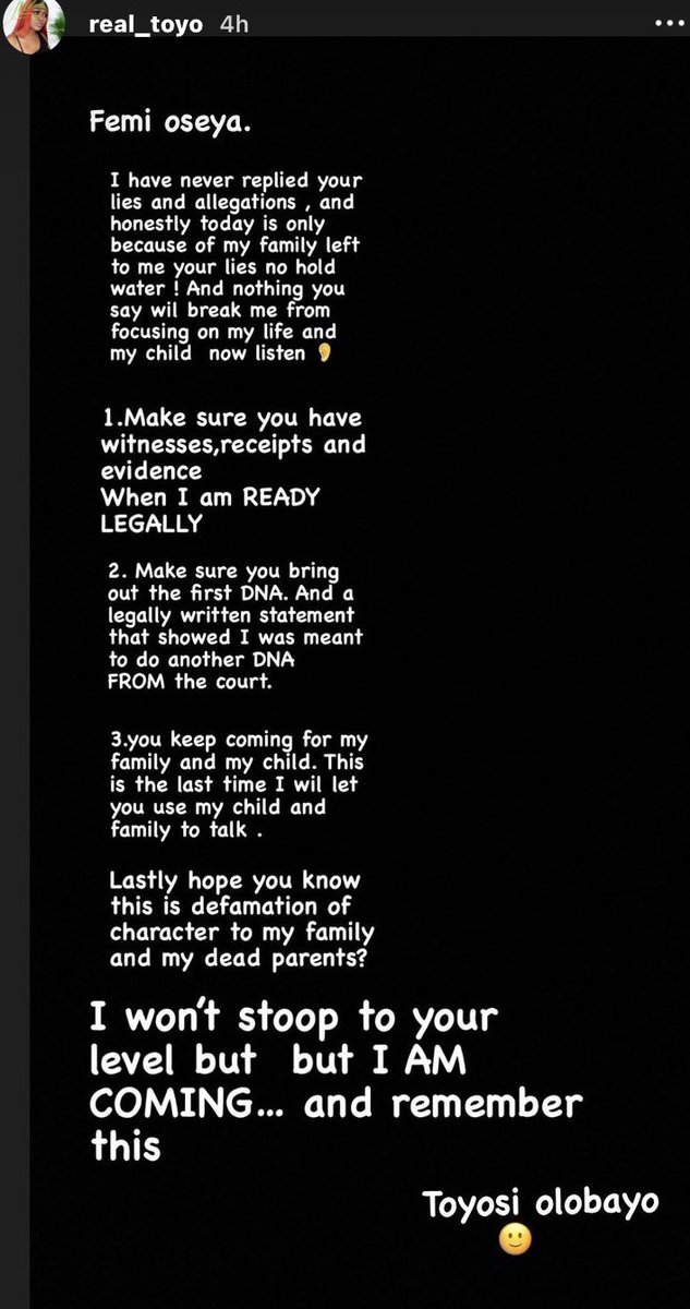 Postsubman's tweet photo. - Lady breaks silence after being called out by her ex-husband for allegedly having a child with her own father. https://t.co/AyNUmObS30