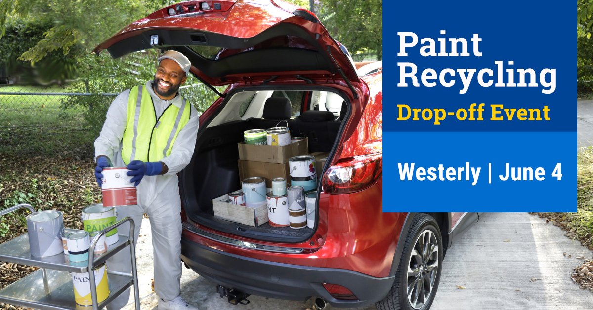 PaintCare on Twitter "Free paint dropoff event for Rhode Island