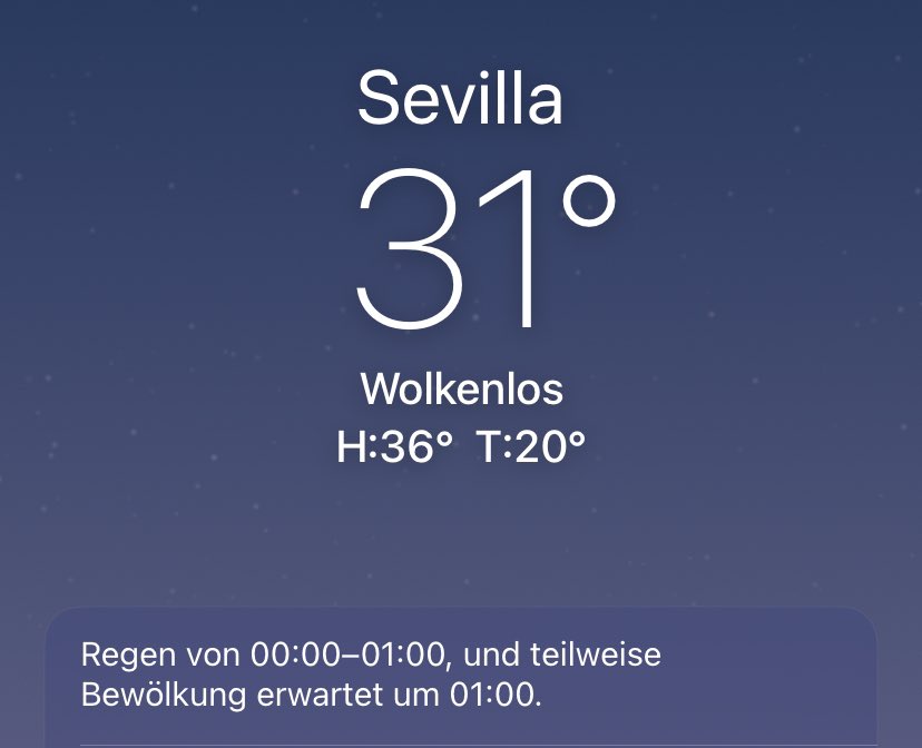 BAFF's tweet photo. Sevilla 21.37. 31 Grad. Es gibt in der kompletten Eintracht Kurve nicht einen Kiosk der geöffnet ist um etwas zu trinken zu kaufen. #SGERFC Well done, @UEFA https://t.co/DktR2cP15v