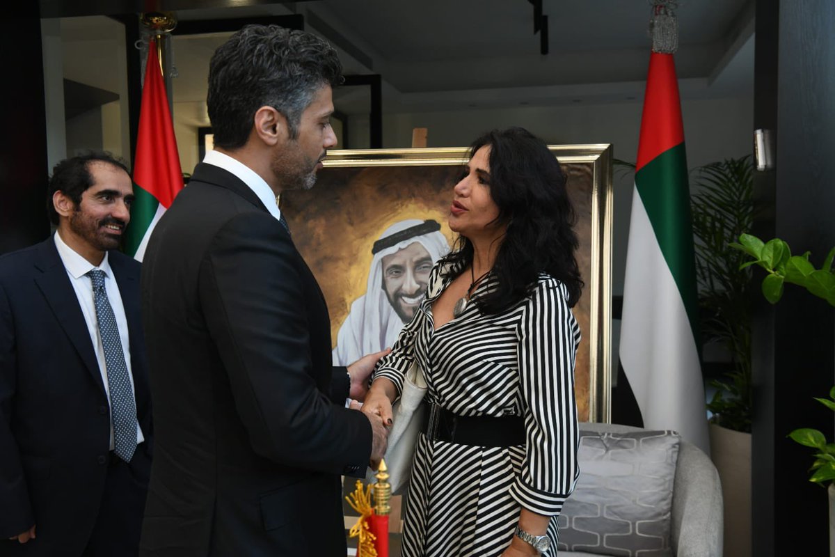 شكراً جزيلاً لكل من زار في اليوم الرابع مقر إقامة سفير دولة الإمارات لأداء واجب العزاء في وفاة المغفور ل