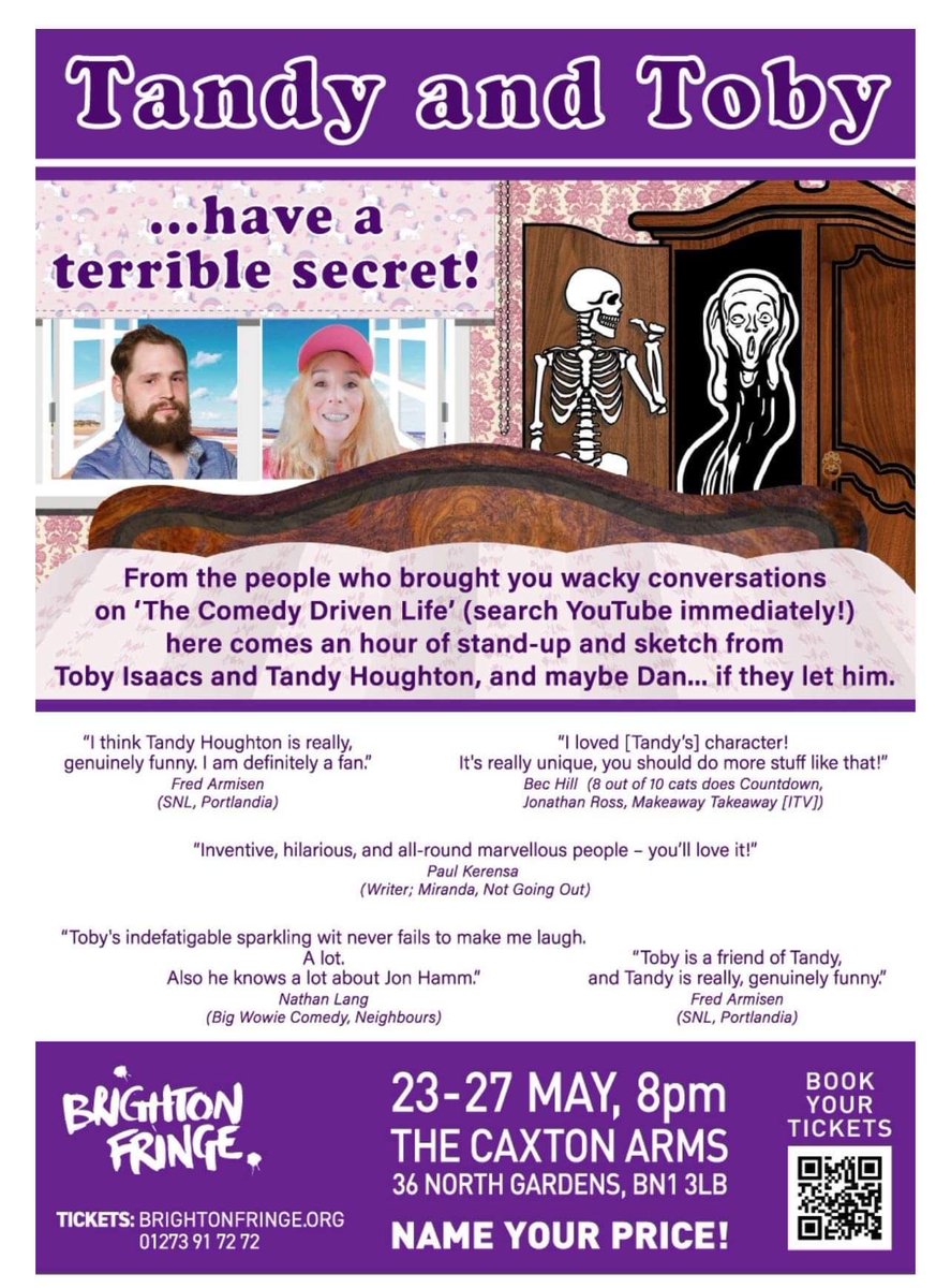 tobyisaacs_'s tweet image. Other people even said nice things about us, so I suggest you check this out brightonfringe.org/whats-on/tandy…