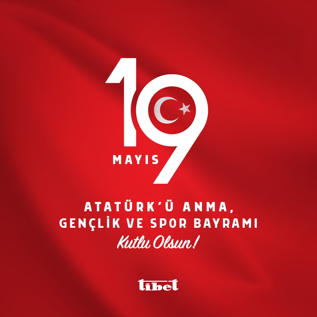 19 Mayıs Atatürk'ü Anma, Gençlik ve Spor Bayramı Kutlu Olsun! #19mayıs