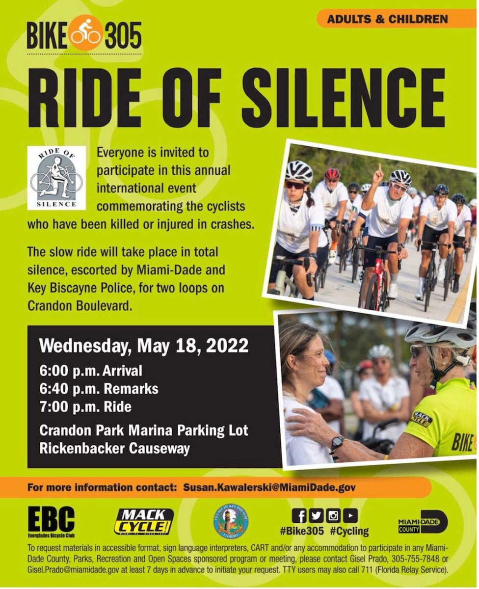 Today at 6 PM, join cyclists around the world for the "Ride of Silence", as we commemorate the cyclists who have been killed or injured in bike crashes. We need to unify as a community now more than ever to remember the lives of cyclists.