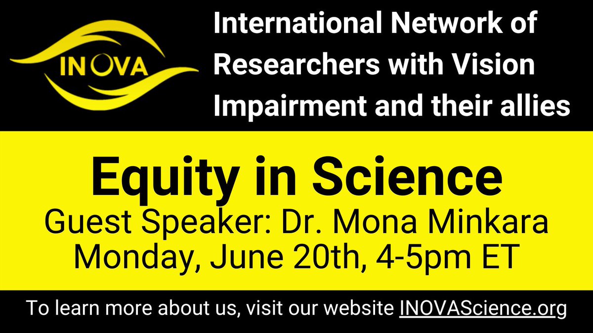INOVA_Network's tweet photo. We are so excited for @mona_minkara to join us at our June meeting! Register here: https://t.co/RYTJ2ISpJZ https://t.co/hbBRCW7zFu