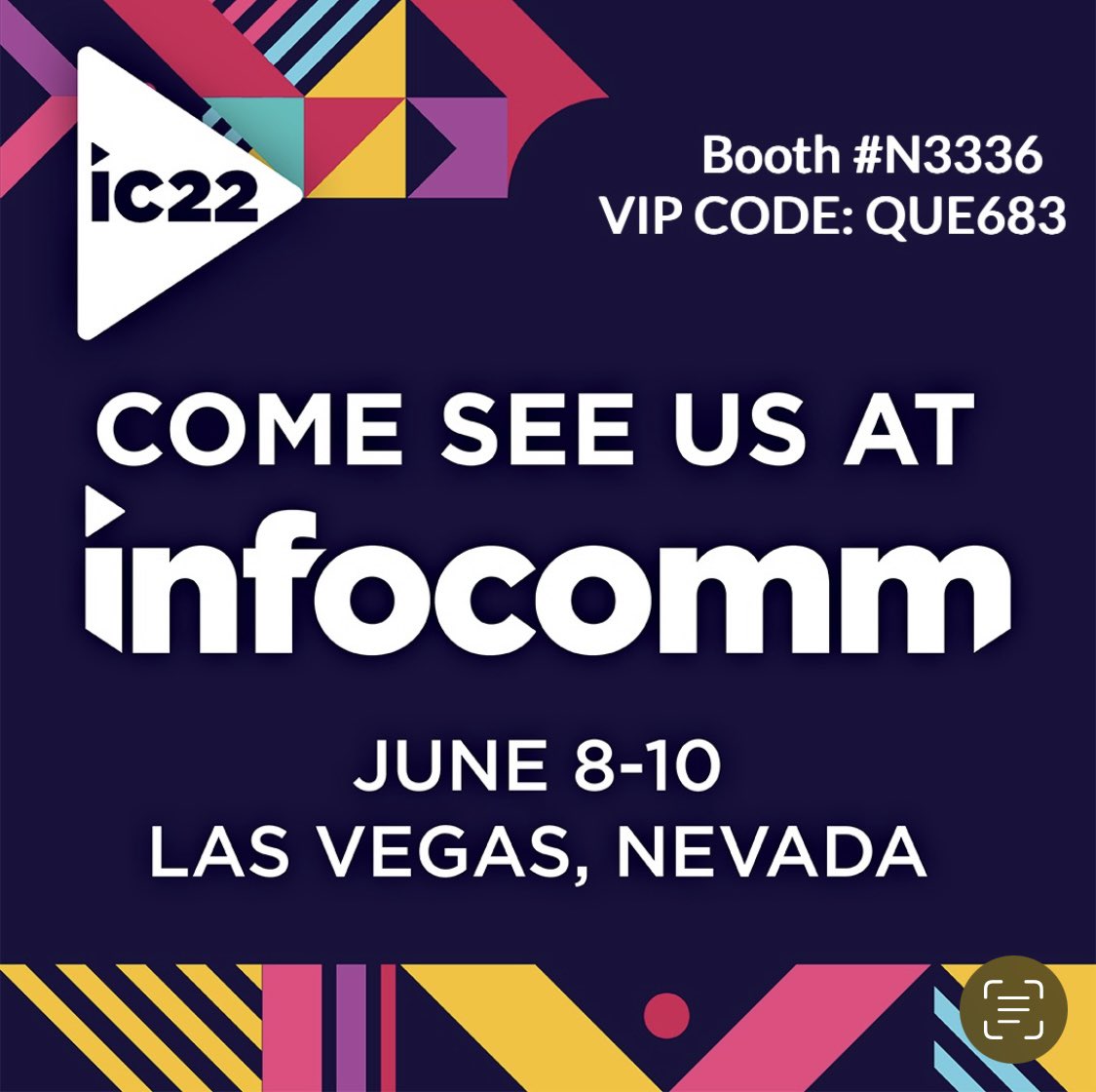 Don’t forget to stop by to see our team at Infocomm next month. Use VIP code QUE683 for a free pass. 

#questevents #specialevents #pipeanddrape #tradeshows #eventrentals #creativedecor #creativedesigns #specialtydecor #customdecor #goetowers #styletyle