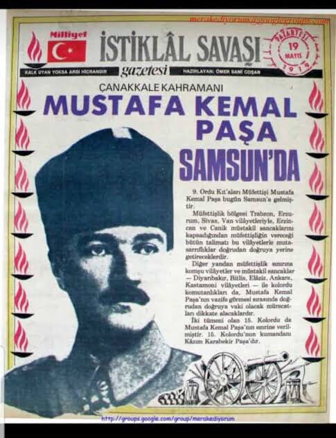 Kazananların bayramı olur.
19 Mayıs Atatürk'ü Anma, Gençlik ve Spor Bayramımız kutlu olsun..
