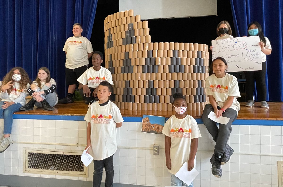 HamptonCSchools's tweet photo. Three elementary schools participate in @YVCHR canstructure competition #WeAreHCS
https://t.co/pC6OIlYED2 https://t.co/gp2Oo26lpi