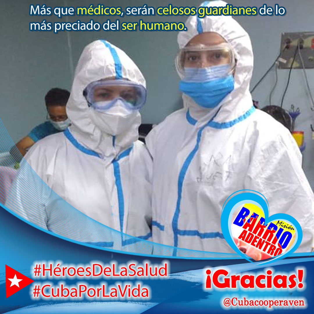 Misión Médica Cubana en Venezuela (@cubacooperaven) on Twitter photo #Fidel: "En las relaciones internacionales practicamos nuestra solidaridad con hechos, no con bellas palabras."
¡Aniversario 59 de la Colaboración Médica Cubana!
#CubaPorLaVida #CubaCoopera
<a href="/cubacooperaven/">Misión Médica Cubana en Venezuela</a> <a href="/MINSAPCuba/">Ministerio de Salud Pública de Cuba</a> <a href="/PardoRegla/">Regla Angulo Pardo</a> #Fidel: "En las relaciones internacionales practicamos nuestra solidaridad con hechos, no con bellas palabras."
¡Aniversario 59 de la Colaboración Médica Cubana!
#CubaPorLaVida #CubaCoopera
<a href="/cubacooperaven/">Misión Médica Cubana en Venezuela</a> <a href="/MINSAPCuba/">Ministerio de Salud Pública de Cuba</a> <a href="/PardoRegla/">Regla Angulo Pardo</a>