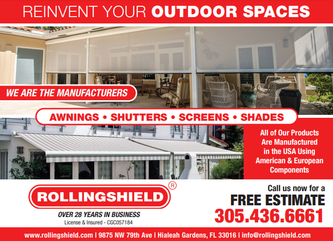 Rollingshield1's tweet photo. Shout out of the day goes to ROLLINGSHIELD!
https://t.co/pJYduj3RMw
Reinvent your outdoor space with Rolling Shield, Offering #Awnings, #Shutters, #Screens, & #Shades.
Call today for your free estimate! #HomeProsGuide #RollingShield #ShoutOutOfTheDay https://t.co/dXWXMJG5Yc https://t.co/8myXXnAm3G