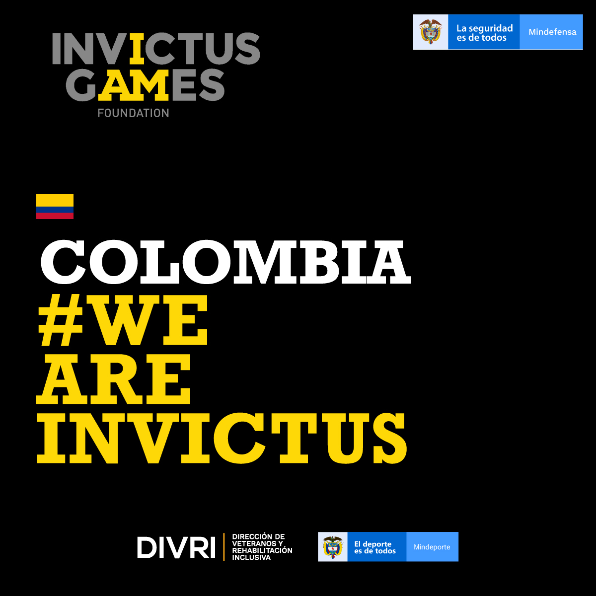 MilitarCentral's tweet photo. ¡Colombia, somos Comunidad Invictus!
Es el primer país suramericano en ser parte de esta comunidad. Cada vez más los Veteranos del país fortalecen los lazos con la comunidad internacional

@WeAreInvictus 
#ConTodasNuestrasFuerzas
#JuntosPorNuestrosVeteranos https://t.co/CDAoxHlvLj
