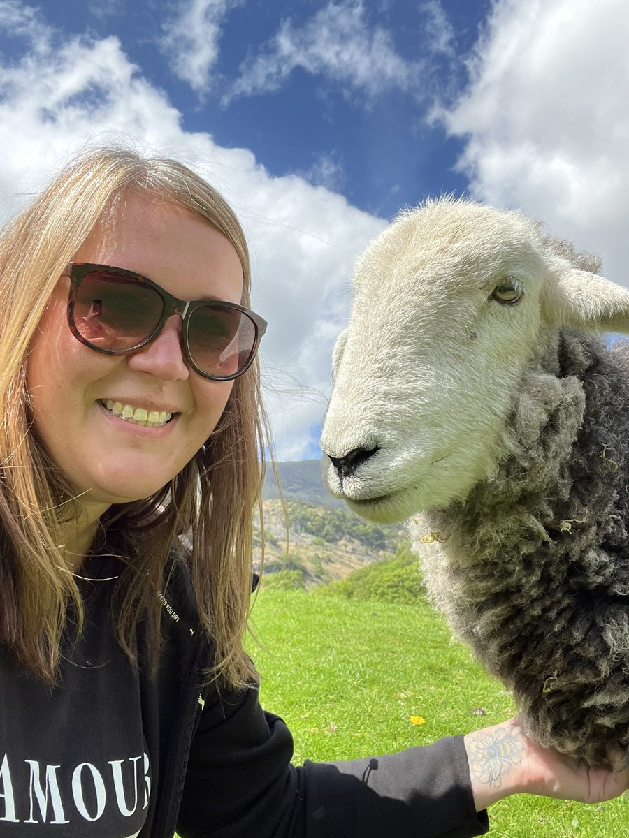 MancSaint13's tweet photo. Fantastic day @Jonatyewtree with @penroo learning all about #Herdwick #Sheep so insightful and definitely worth a visit. Best part was the snuggles with the gorgeous Herdys - best day ever! Thank you Jo! X https://t.co/85A3QGE2K3
