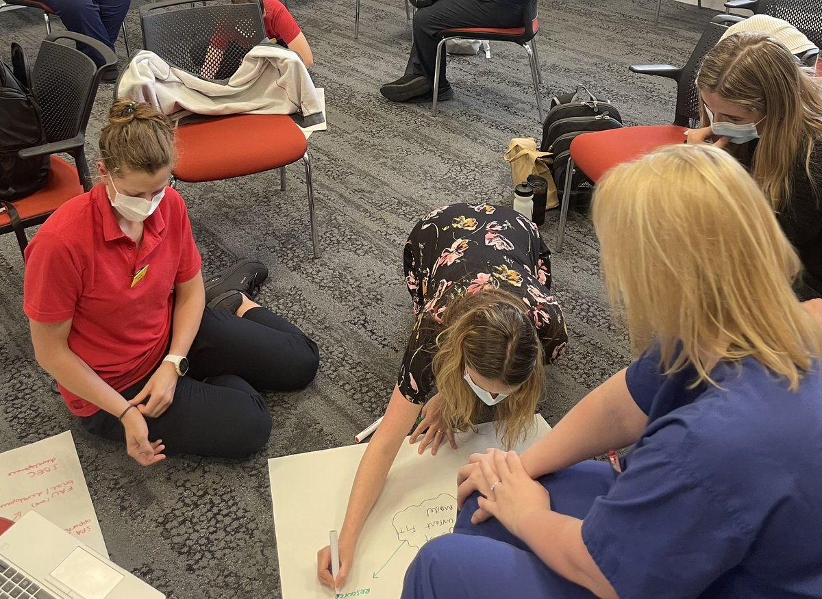 SwbhFIT's tweet photo. Fantastic example of the power of true MDT working at the Frailty QIHD today.

When nurses, ACPs, therapists, doctors and managers genuinely come together with one aim - improved patient services - everybody wins! 💪

 #Frailty #MDTWorking #OneTeamOneDream https://t.co/T8kKDtx1DL