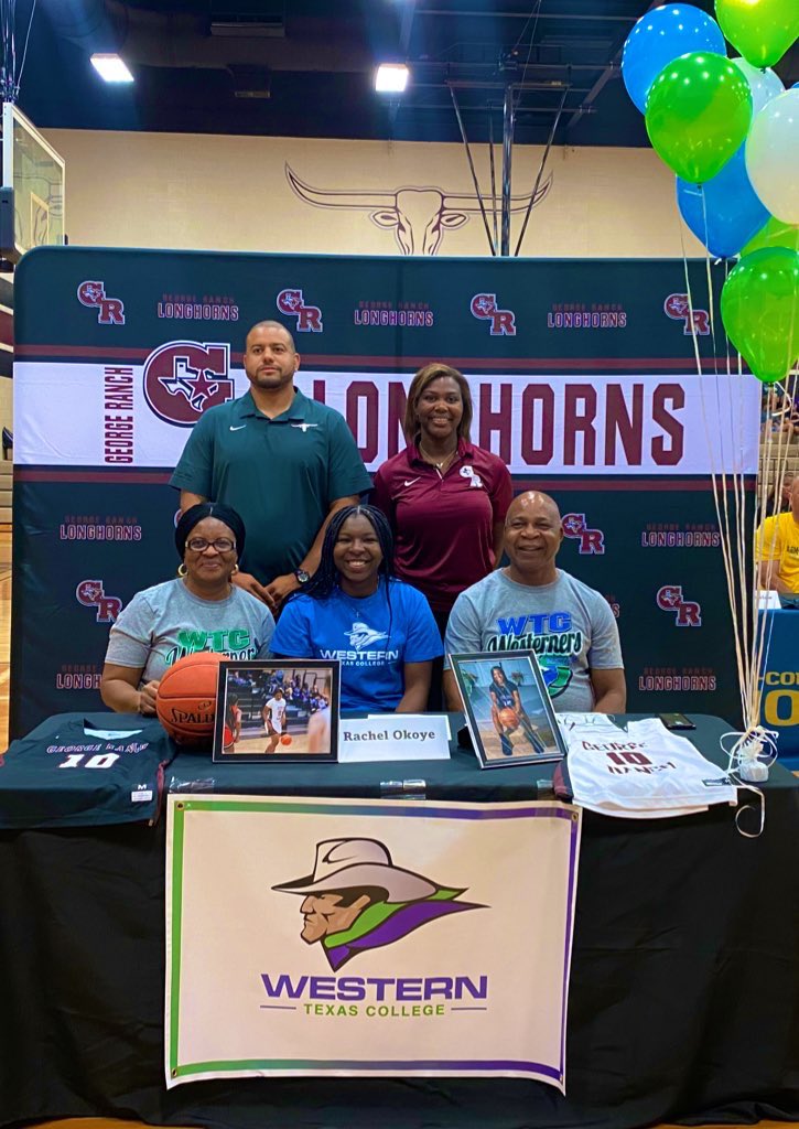 Congratulations Rachel on your commitment to play basketball at Western Texas College! <a href="/GRHSABC/">GRHS ABC</a> <a href="/WeAreGRHS/">@WeAreGRHS</a> <a href="/lcisdathletics/">LCISD ATHLETIC DEPT.</a> <a href="/Duns_more/">Ryan Dunsmore</a> <a href="/fbheraldsports/">Fort Bend Herald sports</a> <a href="/jgaines34/">Coach Gaines</a>