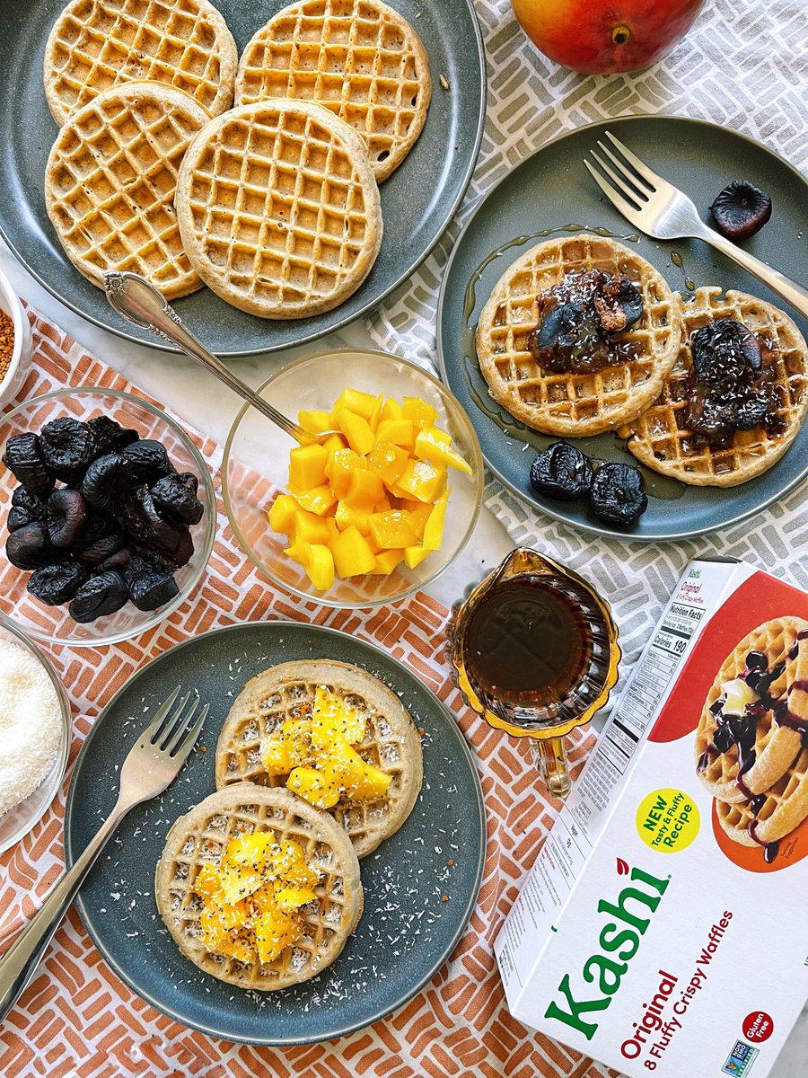 #FunFact: Figs are flowers 🤯

Pair them with mangoes for a delicious eco-friendly waffle topping. How are you topping your waffles lately?
