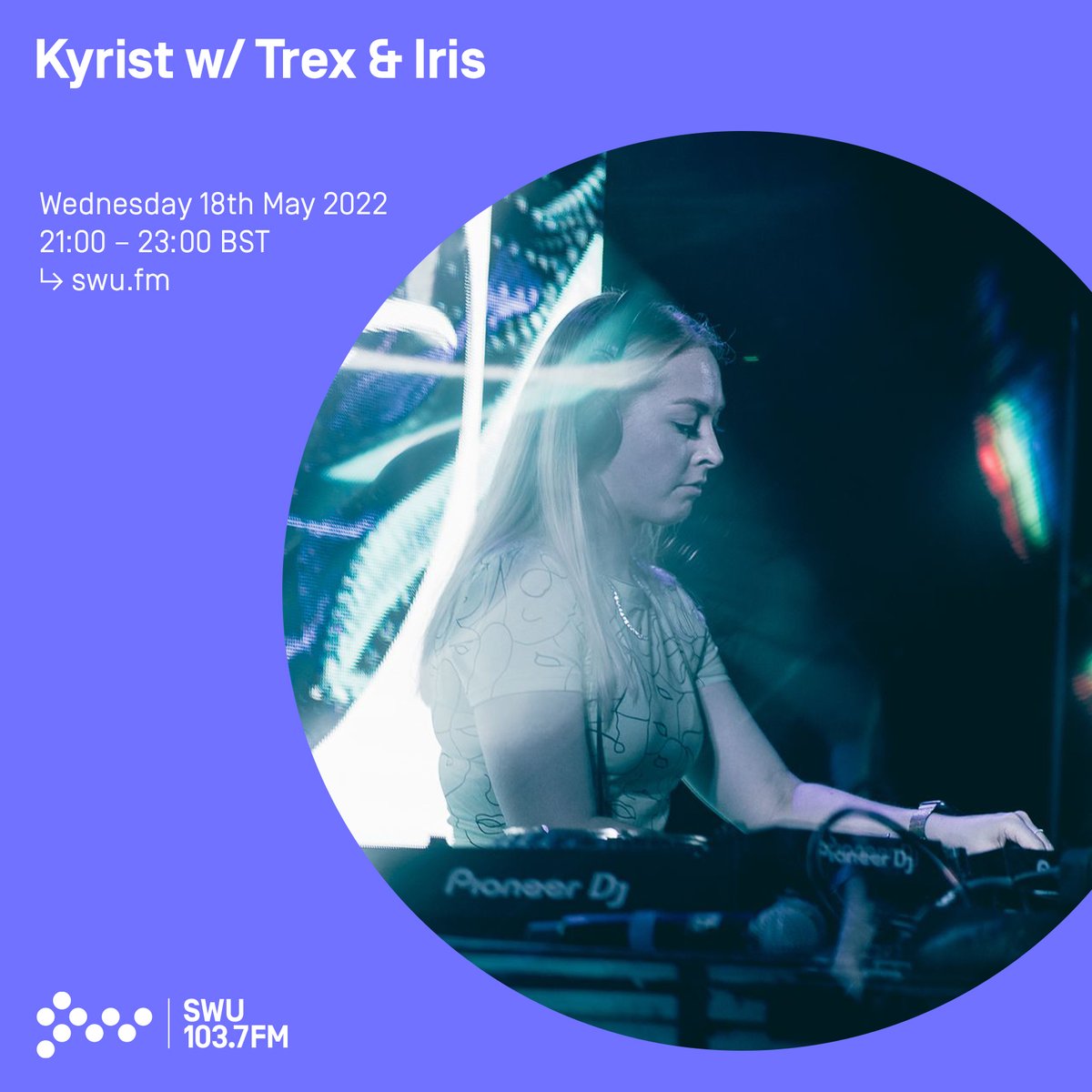 SWUFM's tweet photo. On Air: Kyrist w/ Trex & Iris
Listen on https://t.co/MFMZCgNJpF / 103.7FM / iOS APP
Text line: 07895619666 | https://t.co/PxIKGtie8b
#drumandbass #dnb #drumnbass #kyrist #swufm https://t.co/q3UBH9Bd39