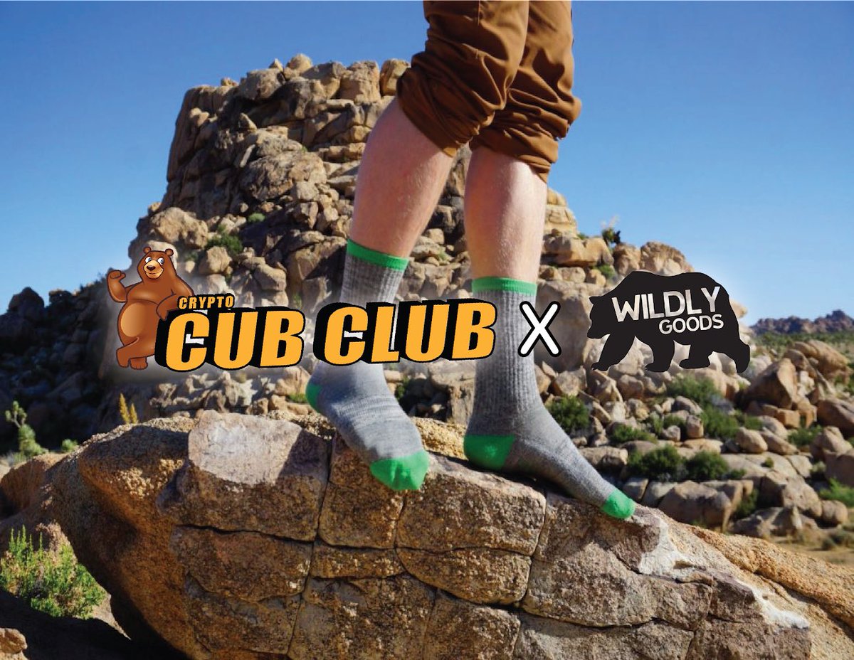 Crypto_CubClub's tweet image. Are you tired of sweaty smelly feet? 🐻 

We are now an affiliate of Wildly Good! 🤠

They offer some of the best socks when it comes to outdoor adventure. They are designed to keep your feet cozy and warm while preventing sweaty, smelly feet.