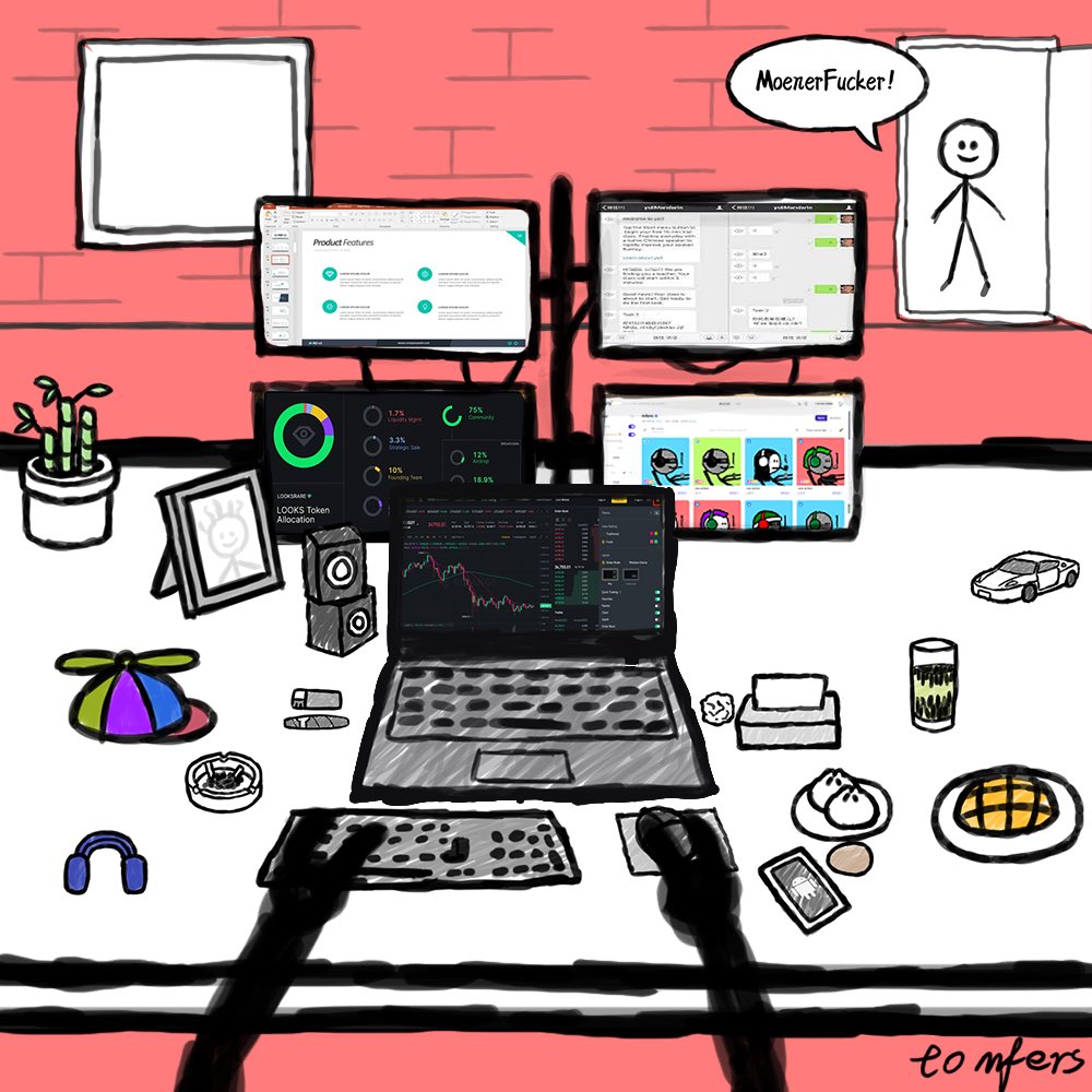 Can any #mfer tell me why #mfers are reluctant to have a unique desk that only belongs to #mfer?