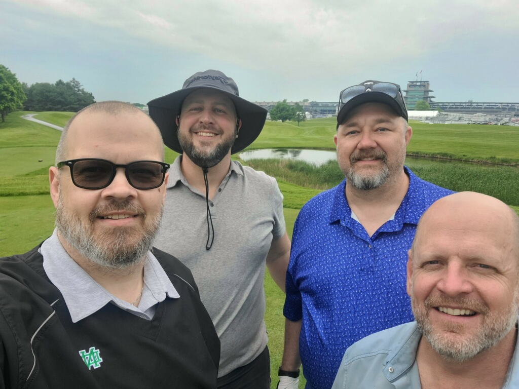 ziaconsulting's tweet photo. Golf outing in Indianapolis with Rocket Software and some old friends. Looking forward to our #Indy500 VIP event tomorrow! #hyperautomation #contentsolutions #vipcustomers @rmcveigh @Mahonmike @EricHowse https://t.co/c9nWJ9QDZi