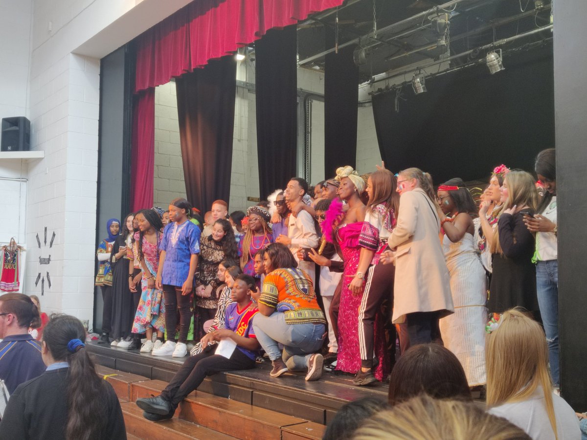 Great fun working on the fashion show for Culture Day last week with Ms. Hogan and Ms. Conheady, but especially students Victoria and Samirah who did a fantastic job in putting it all together as well as all our amazing models who volunteered to help! 🙌🏻 <a href="/stmarkscs1977/">St Mark's Community School</a>