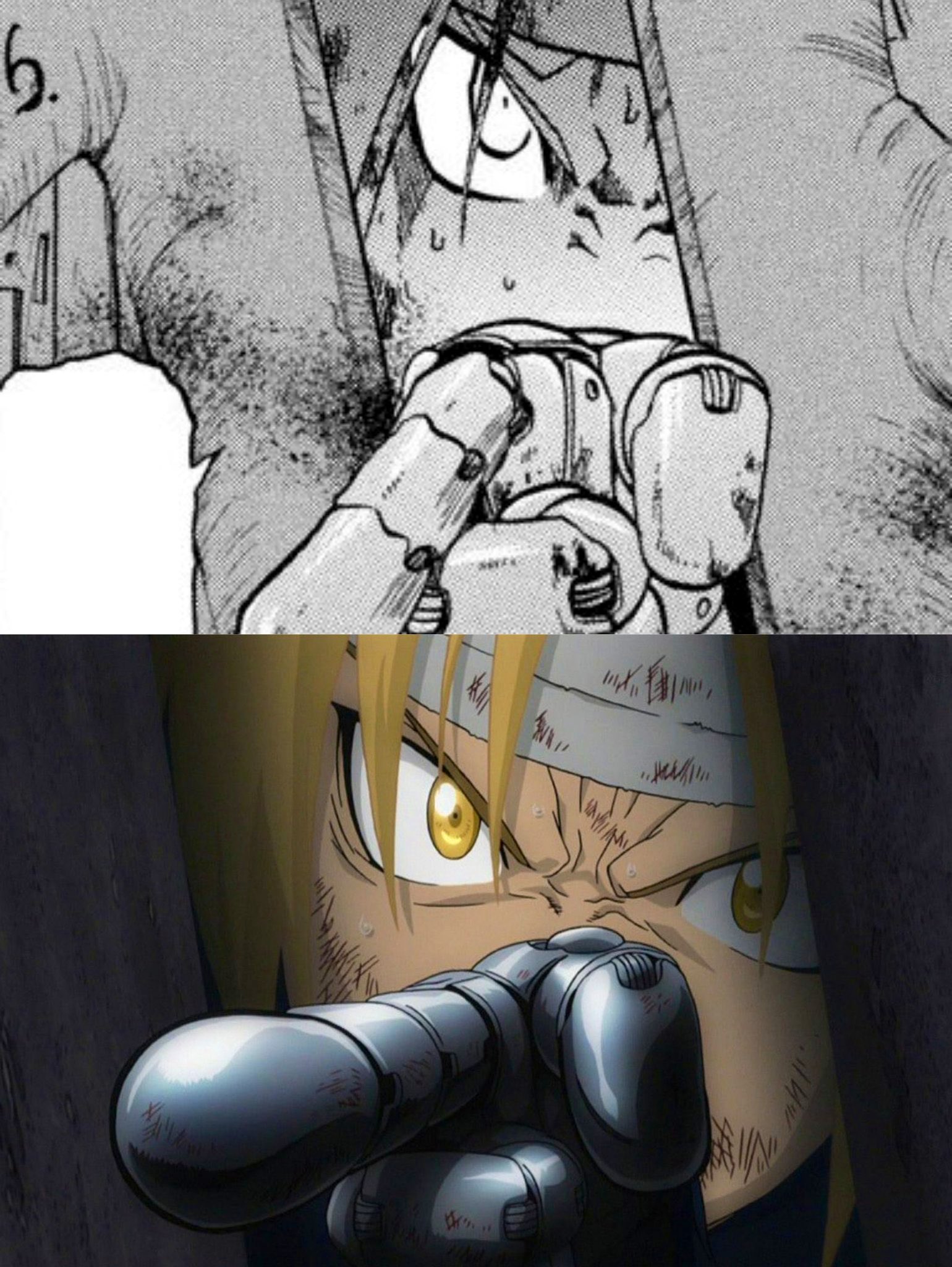 Fullmetal Alchemist 🦾 on X: Manga vs Anime