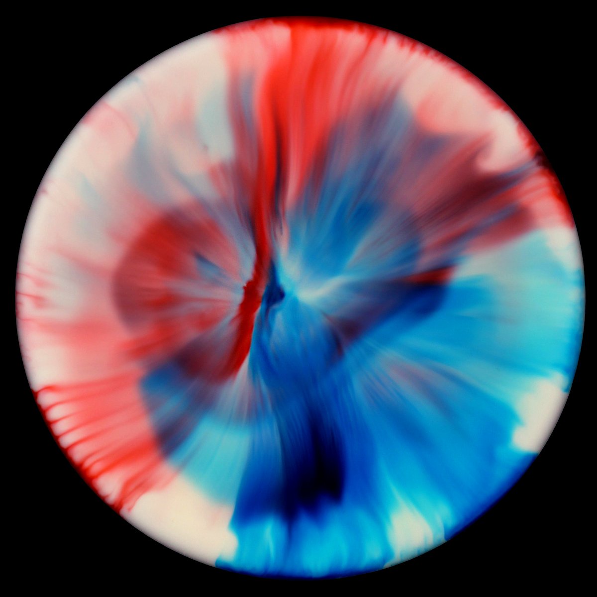 A Study of Light #3 - Blue and Red on White #art #light #color #NFTs #artist