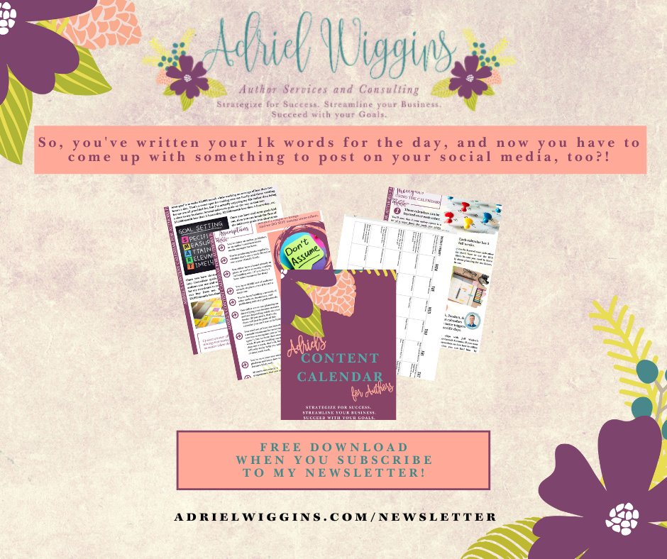 I share free resources to help you Strategize, Streamline, and Succeed on a regular basis. Make sure you're subscribed to my newsletter so that you get them!
adrielwiggins.com/newsletter