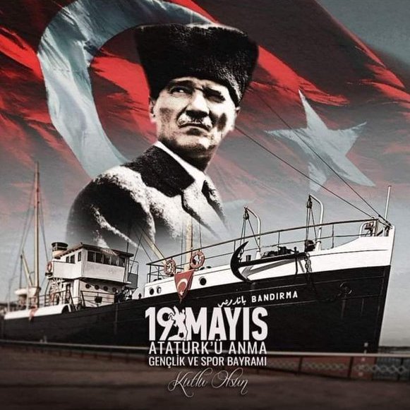 19 Mayıs Gazi Mustafa Kemal ATATÜRK'ü Anma Gençlik ve Spor Bayramı Kutlu Olsun.

#19Mayıs
