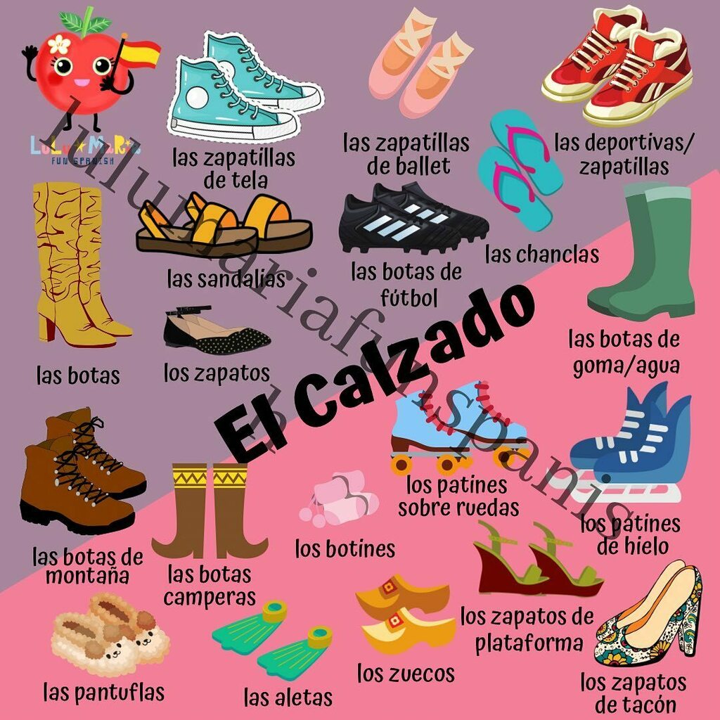 LuluMariaFunSp1's tweet photo. Footwear 👠🥾👟👞👢👢🩴🥿
#spanishvocabulary #spanishlanguagelearning https://t.co/SyiKjllJaf https://t.co/yb6GHSUZIp