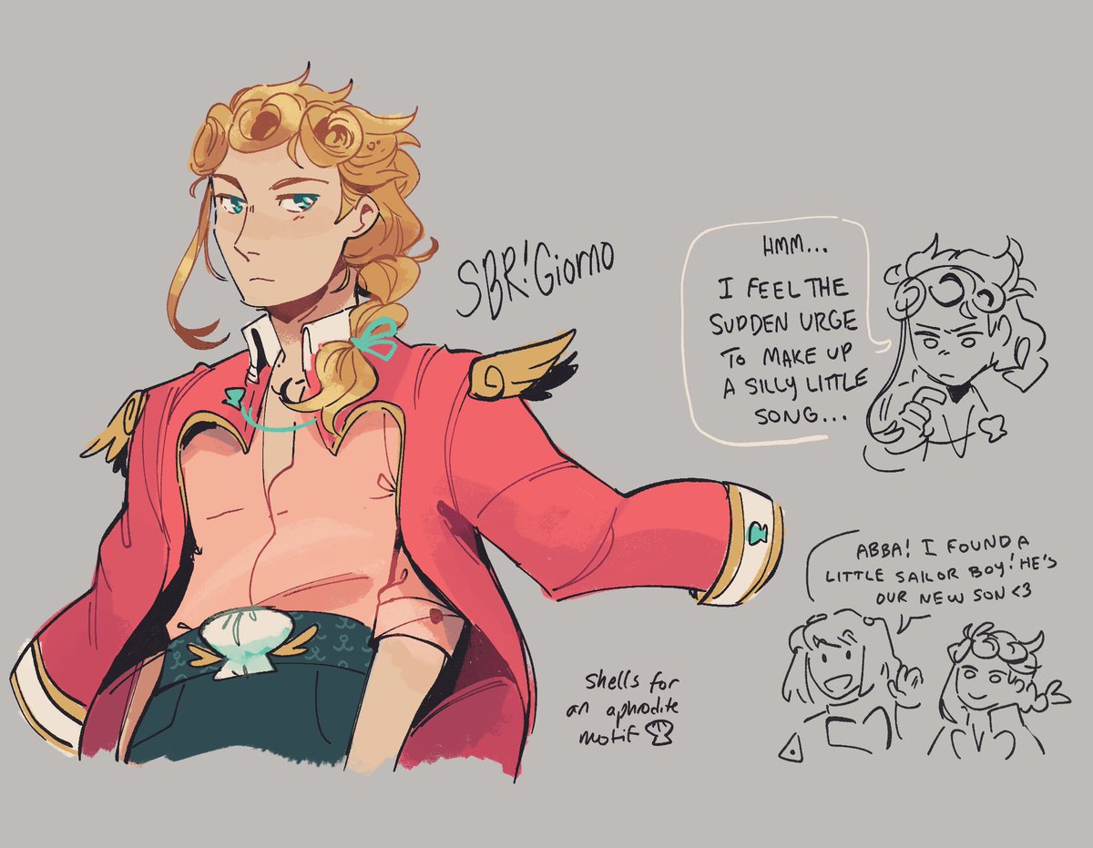 i think it would be really funny if the steel ball run version of giorno was just regular giorno in a different outfit #jjba 
