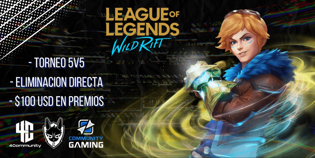 Llego la hora!!! ⏰⏰⏰

<a href="/wildriftLATAM/">League of Legends: Wild Rift LATAM</a> prepárense para la primera edición del #ThunderRift

⚔️ 5V5
📆 28 y 29 de mayo
💰 100 dólares en premios 
📍 LAS

¿Qué esperas para inscribirte?
communitygaming.io/tournament/thu…