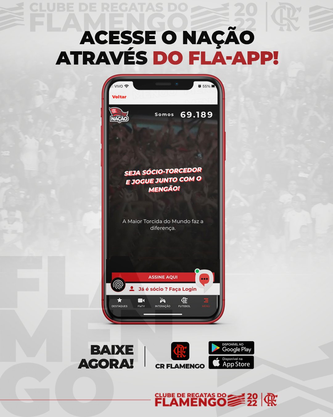 Flamengo on X: Sabia que aqui no Fla-APP você consegue entrar no