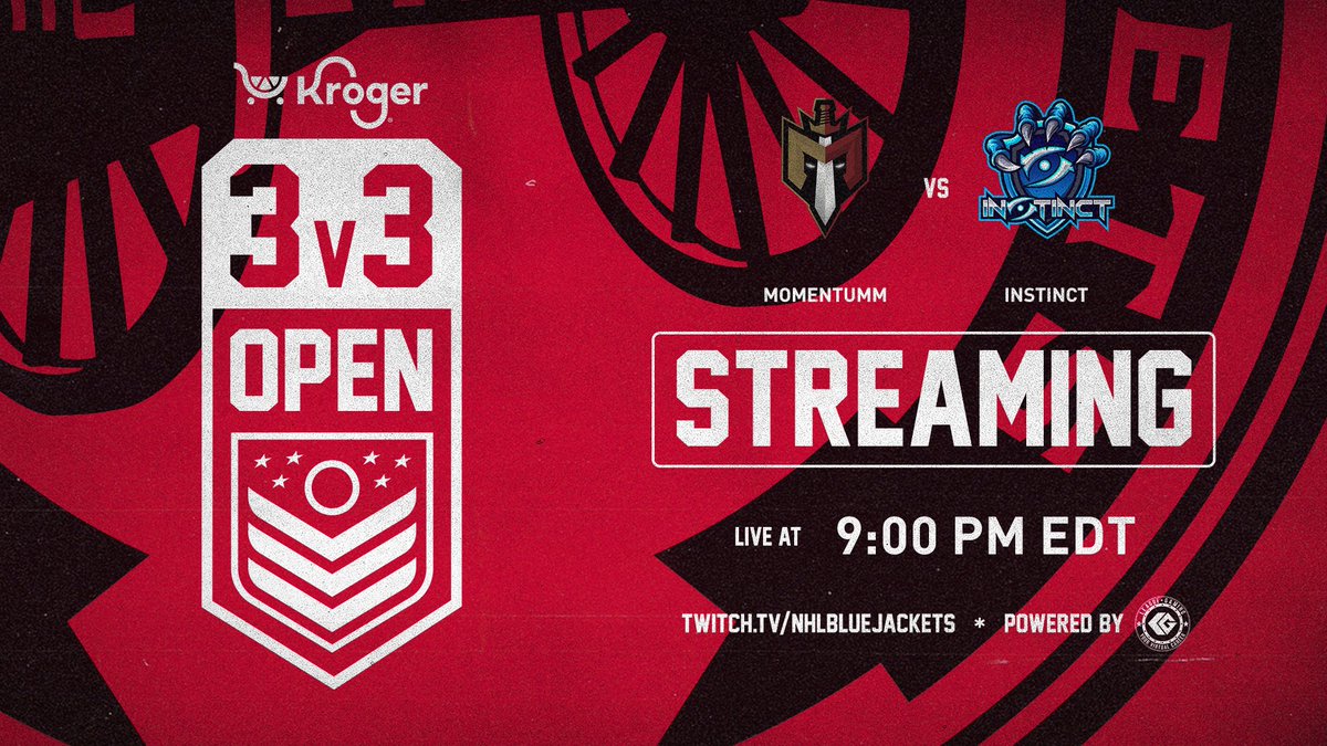 Digital game day! We are kicking off tonight's stream with 2 teams fighting for a spot in the playoffs. 

Join us at 9pm: cbj.co/twitch 

<a href="/kroger/">Kroger</a> | #CBJ | <a href="/leaguegaming/">Leaguegaming</a>