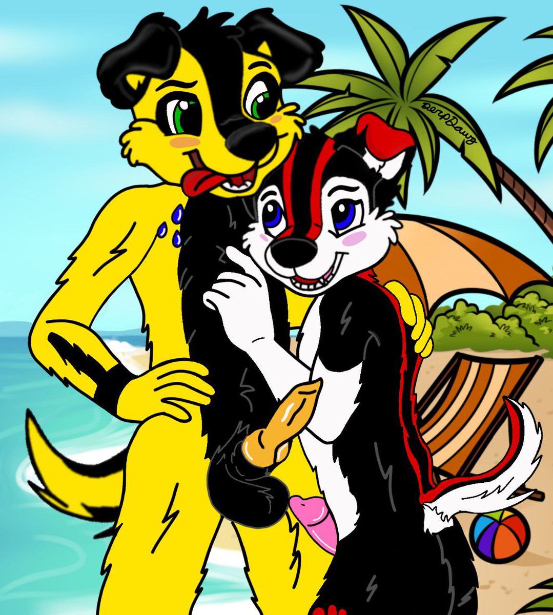 K9unitAd's tweet photo. A Drawing my derpy husband puppy @DerpDawgAD  made of us! Hehe https://t.co/00lTiDUDeZ