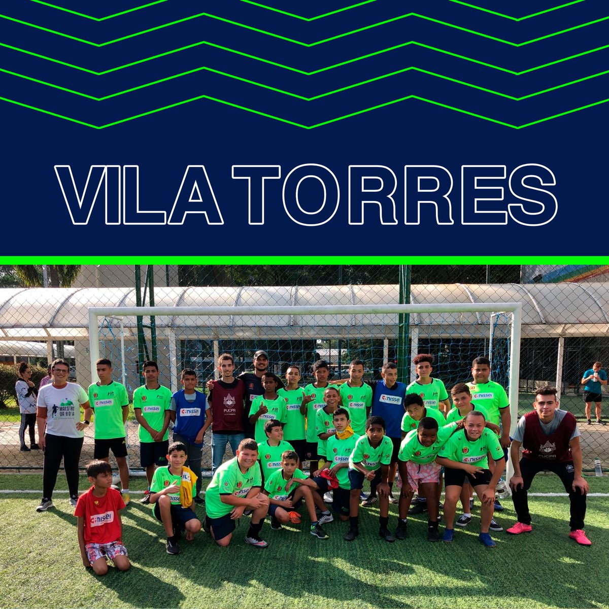 maestroprojeto's tweet photo. Os alunos do turno da tarde do núcleo #vilatorres tiveram uma experiência diferente na última semana. 📆

Eles puderam treinar e conhecer as estruturas da @pucproficial, tanto no sintético quanto no ginásio. https://t.co/ImbNHP8Kru